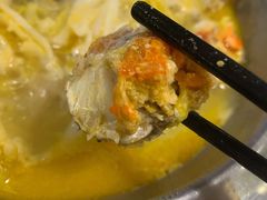 银鱼紫蟹锅-陈傻子餐厅(世纪都会店)
