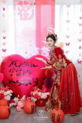 -桃子造型婚纱礼服(凤起广场店)