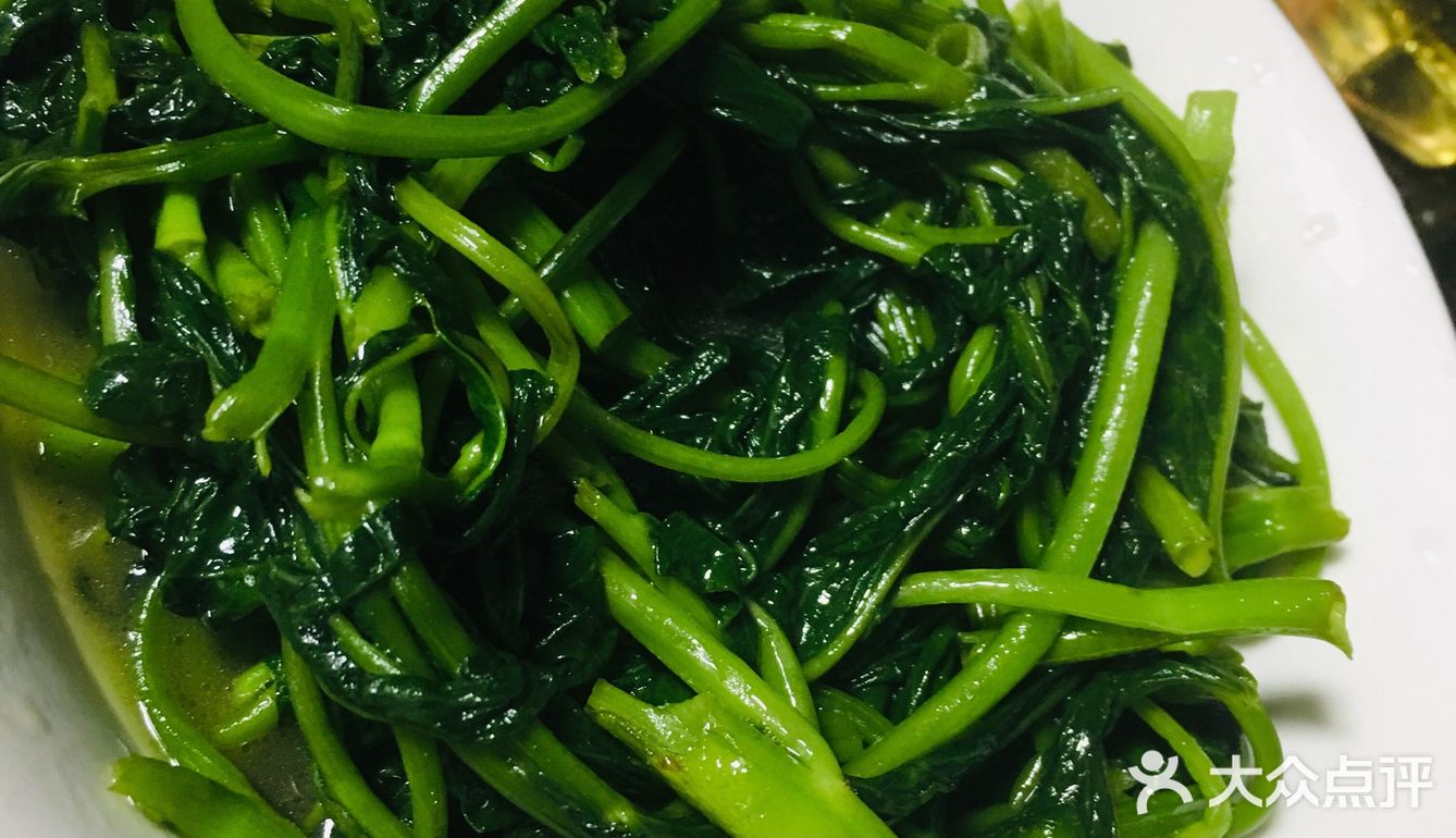 家庭菜之蒜泥空心菜，一道时令菜