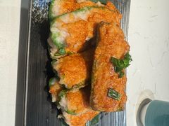 酿青椒拼鱼饼-常来小聚·广州非遗传承餐厅(高德置地店)