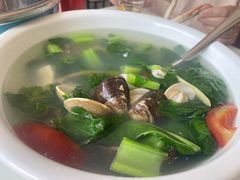 芥菜车螺汤-覃记海鲜美食餐厅