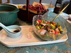 鲜虾藜麦芒果沙拉-恬阿姨庭院餐厅·生日宴