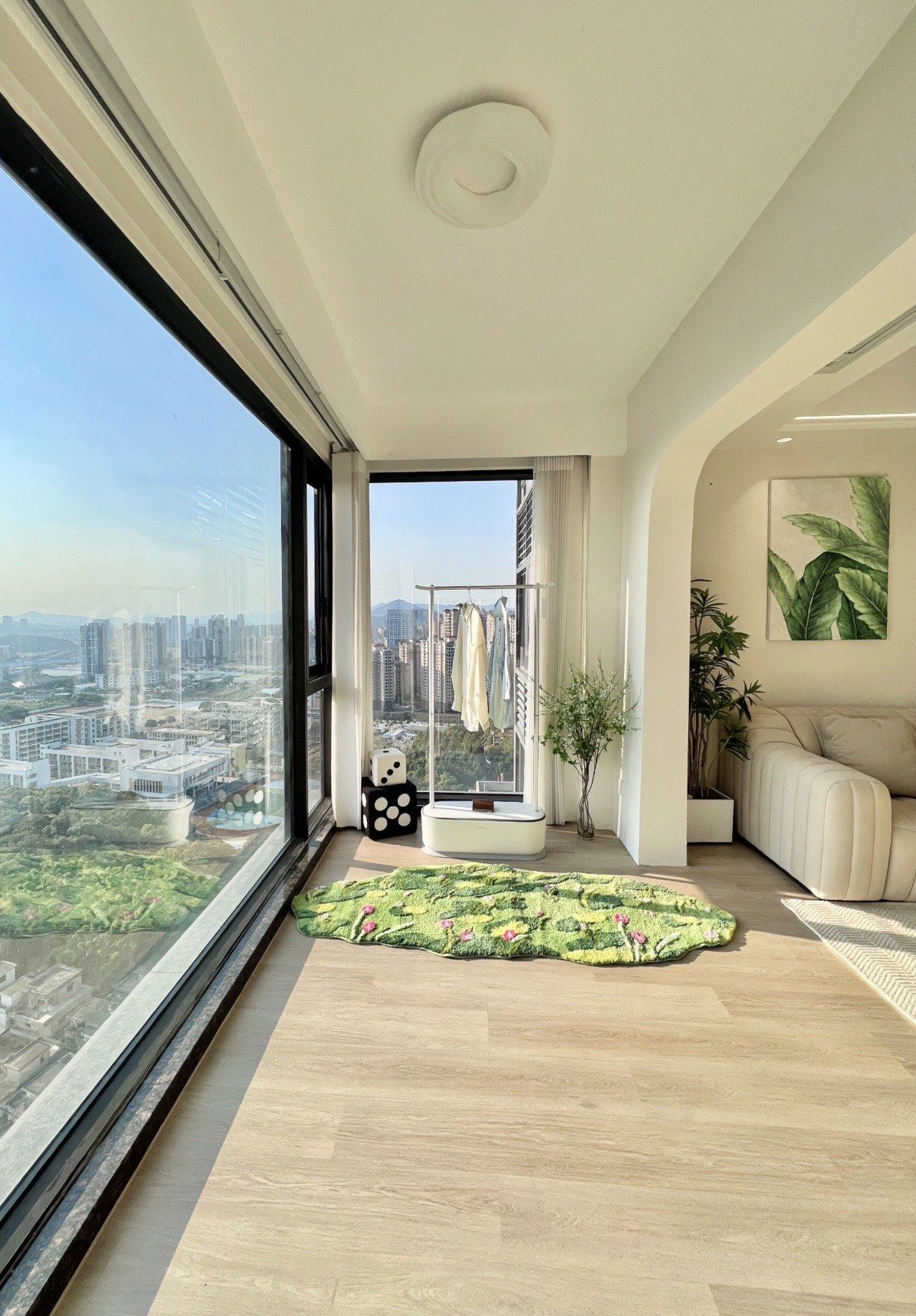 落地窗太美了,真的很值得!