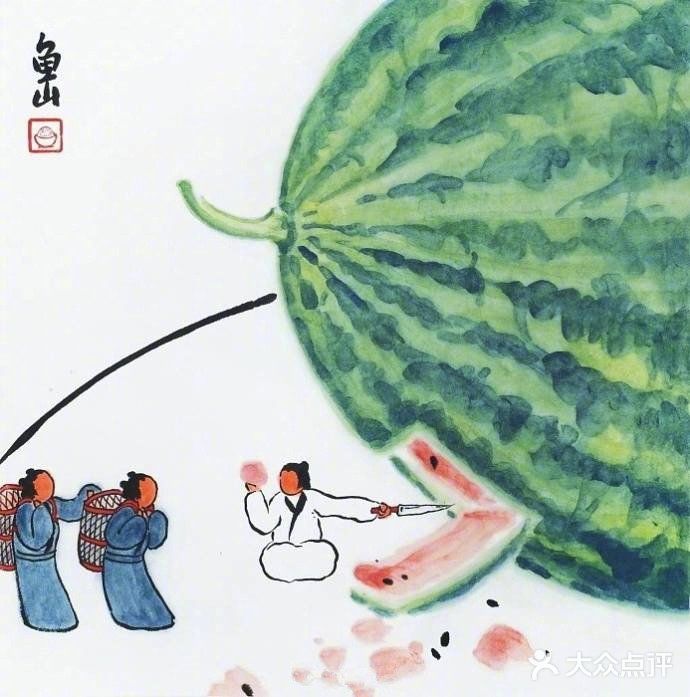 国画作品：小清新的国画作品欣赏[糖果][糖果]