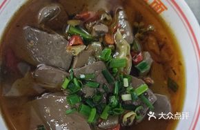 White Market Duck Blood Noodles