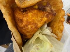 -小红车炸蛋葱油饼