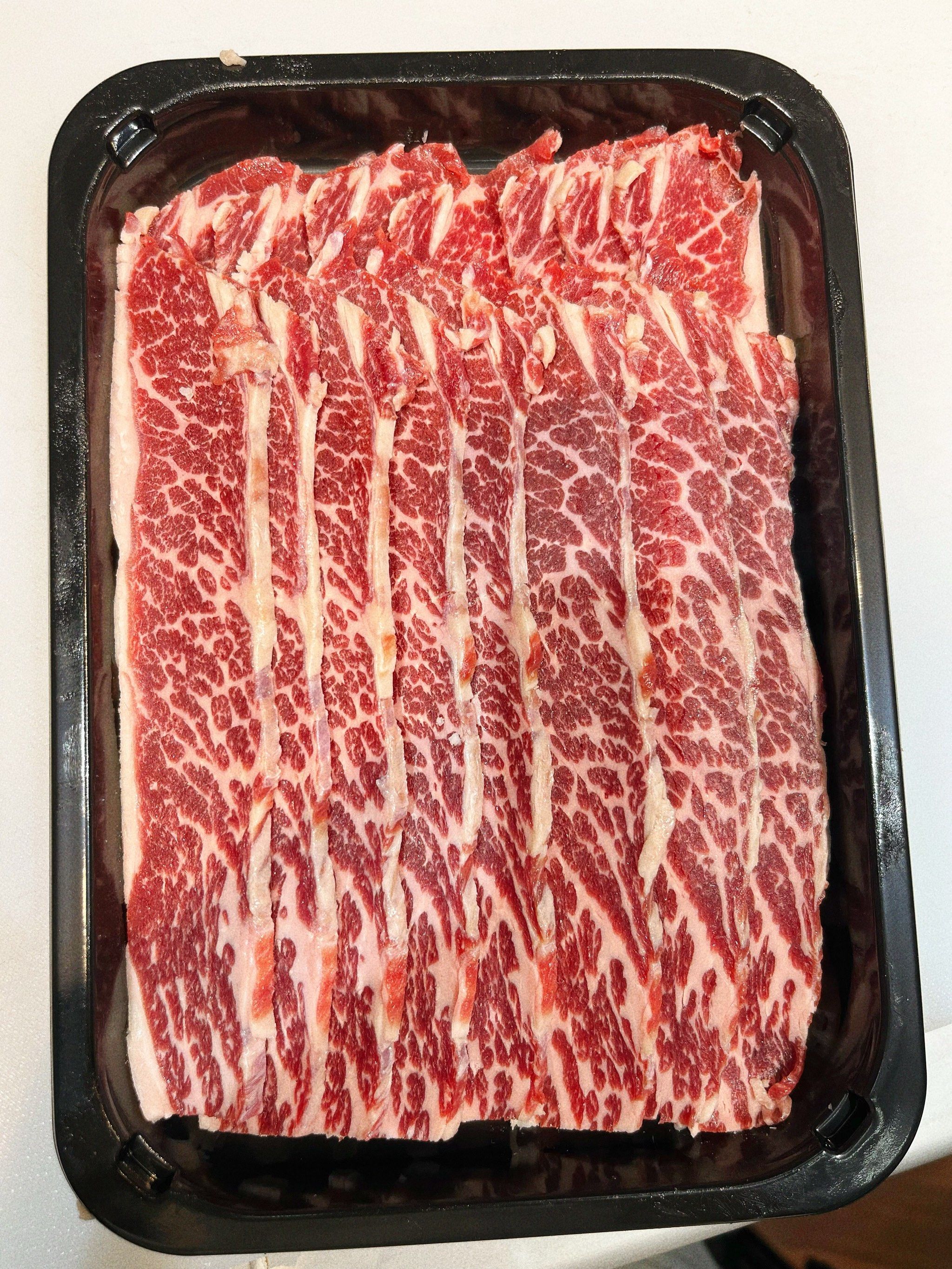 安格斯精选牛小排薄切烤肉