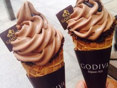 巧克力软冰淇淋-GODIVA(港汇恒隆广场)