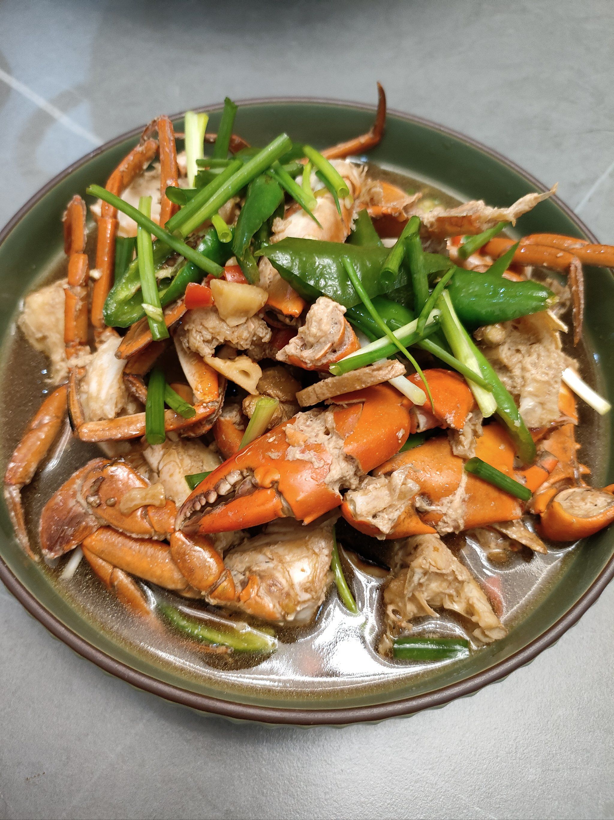 青蟹还是清蒸好吃,红烧有点暴殄天物了#城市尝鲜计划