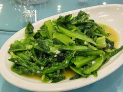 蒜蓉油麦菜-干老四雅鱼饭店(滨江西路店)