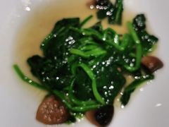 口蘑炒青菜-皇城根·鲁菜济南菜·吊炉烤鸭·炒鸡鱼头(济南旗舰店)