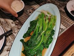 油淋脆菜心-绿茶餐厅(深圳龙华天虹购物中心店)