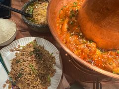 土司铜锅油焖鸡-浩海火燒雲傣家菜(芮欧百货店)