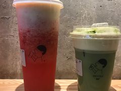 鲜奶静冈抹茶-喜茶(深圳东门1234店)