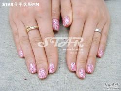 点击看大图 温柔粉小豹-STAR美甲店