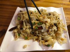 长山药炒拨烂子-德居源