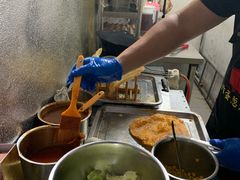 -小红车炸蛋葱油饼