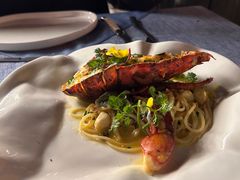 黑椒虎皮大虾意面-弦月窗LUNETTE BY AMANDA(复兴路店)