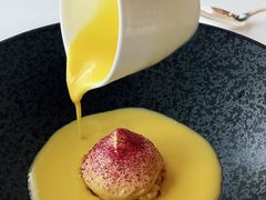 粟米冻汤配爆谷泡沫-Caprice(香港四季酒店)