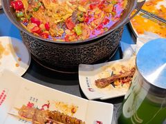 泡椒牛蛙浇头烤鱼-串王阿三烧烤·小龙虾·烤鱼(拱墅胜利河美食街店)