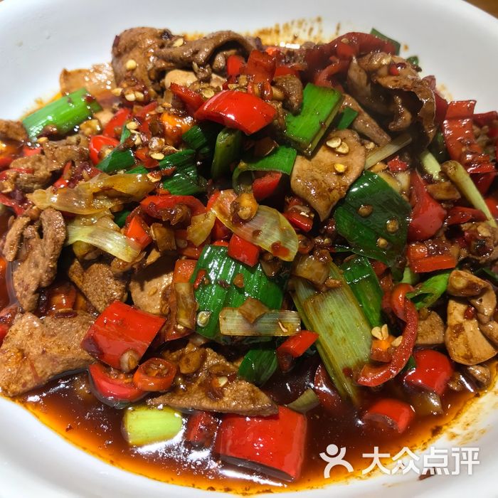 山锅锅淳正湘菜猪肝炒腰花图片-北京湘菜-大众点评网