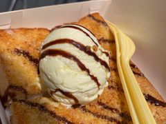 香草冰淇淋厚吐司-阿信厚吐司(曾厝垵店)