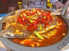 香辣味烤鱼-鸣记脆皮烤鱼·海鲜烤鱼(三八广场店)