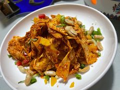 凉拌牛板筋面-蒙古大营·蒙古演绎餐厅(赛马场店)
