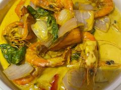 九层塔咖喱大虾-径山十八道·风味民间菜(杭州总店)