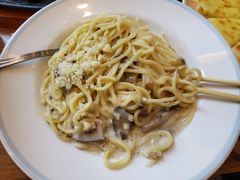 奶油培根菌菇意面-萨莉亚意式餐厅(河东万达店)