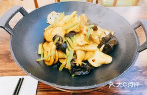 Vegetarian Dry Pot King Oyster Mushroom