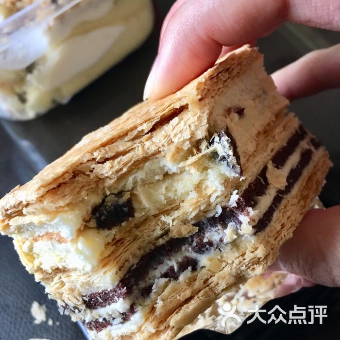 85度c招牌拿破仑切片图片-北京面包甜点-大众点评网