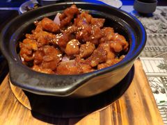 蒜香蜜汁排骨-绿茶餐厅(乐峰广场店)