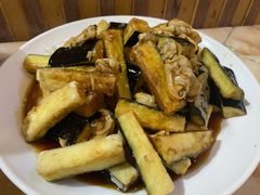 蛤蜊肉拌茄子-华春餐馆(鱼山路店)