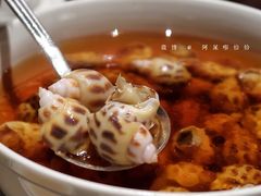 古越陈酿煮花螺-杭州西子湖四季酒店·金沙厅
