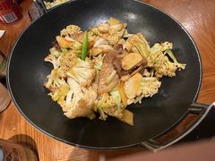 干锅有机鲜花菜-芳草地度假酒店·野炉中餐厅