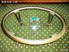 椭圆玻璃茶几-上海明天广场JW万豪酒店