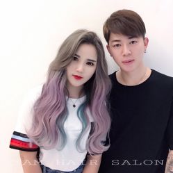 Yishen染发作品-3AM HAIR SALON烫发染发接发
