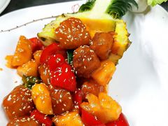 菠萝素咕噜肉-白衣古寺素斋堂