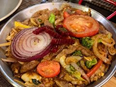 黑椒牛肉铁锅饭-遇见西木美式餐厅(体育路店)