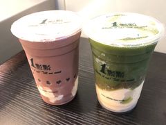抹茶加冰淇淋加紅豆-1点点(大连路店)