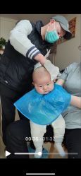 -慧婴轩婴儿理胎发胎毛笔胎毛画手足印(通州店)