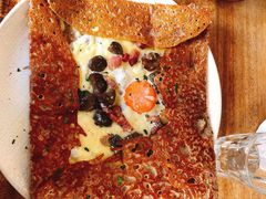 鸡蛋蘑菇熏肉荞麦可丽饼-RAC BAR(安福路店)