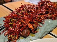 歌乐山辣子雪花牛肉-莲·中餐厅(成都首座万豪酒店)