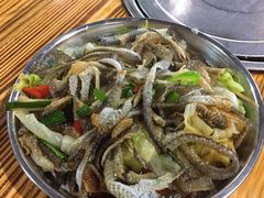 白灼鱼皮生菜-禄源公·老莞诚饭店