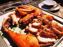 绿茶葱香烤鸡烤肉合拼-绿茶餐厅(汇悦大融城店)