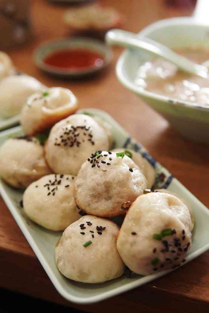 海宁阳阳汤包(海宁长安景华路分店)-"抱蛋煎包是第一次尝试被惊艳到了