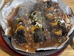 铁板烧汁酿茄子-金豆角砂锅焖面(安贞店)