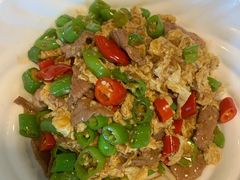 碎椒牛肉鸡蛋拌面-文三里屯面馆(三里屯店)