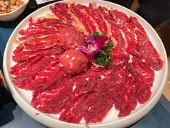 牛肉拼盘-邹开喜·小海鲜醉鸡煲·潮汕鲜切牛肉店(襄阳北路店)